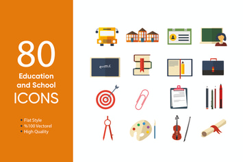 Education and School Icons