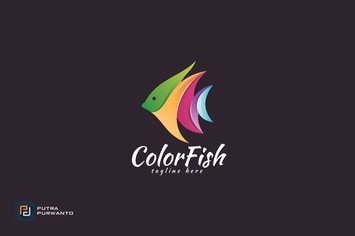 Color Fish - Logo Template