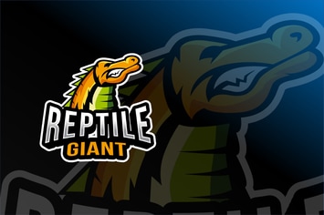 Reptile Giant Esport Logo Template