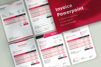 Professional Invoice Powerpoint Template