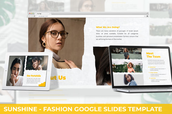 Sunshine - Fashion Google Slides Template