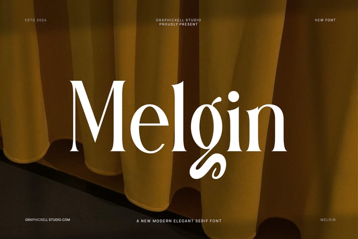 Melgin Elegant Serif Font