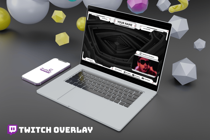 Mecha - Twitch Overlay Template