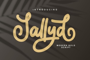 Sallyd Modern Blod Script