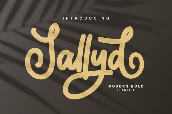 Sallyd Modern Blod Script