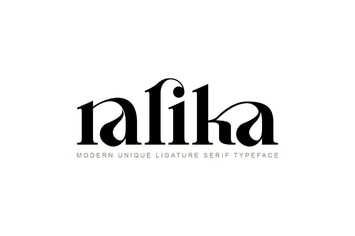 Ralika Modern Unique Ligature Serif Typeface