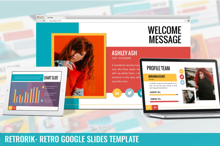 Retrorik - Retro Google Slides Template
