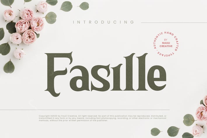 Fasille - Elegant Decorative Typeface