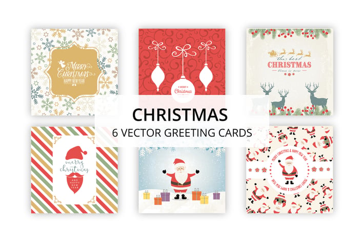 6 Christmas Cards