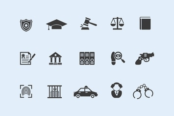 15 Law and Legal Icons