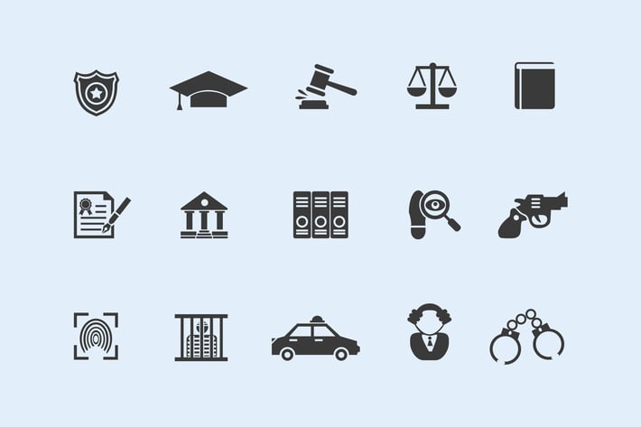 15 Law and Legal Icons