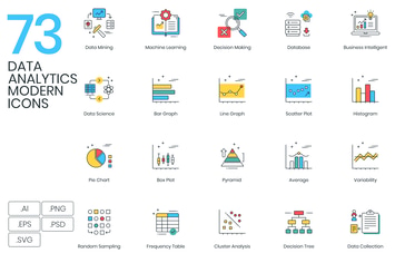 Data Analytics Icons