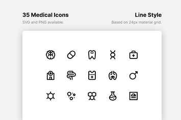 Medical Line Icons