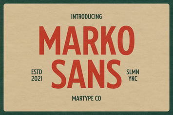 Marko Display Sans