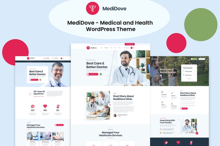 MediDove - Medical and Health WordPress Theme 