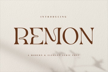 Remon Elegant Serif Font