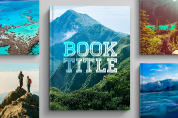 Hardcover Book Mockup: Straight