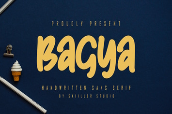 Bagya - Handwritten sans serif