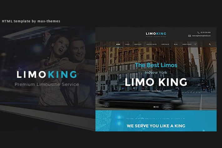 Limo King - Car Hire Template