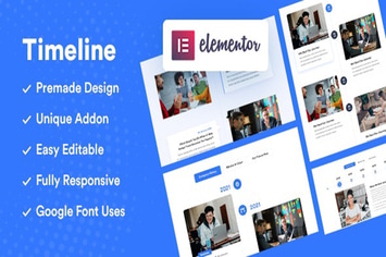  Elementor Timeline Addon - Timeline WordPress