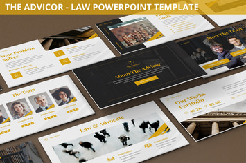The Advicor - Law Powerpoint Template