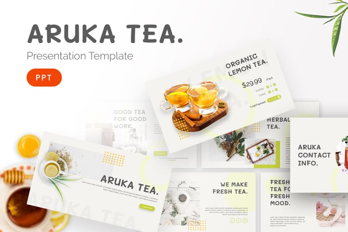 Aruka Tea - Powerpoint Template