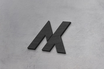 Concrete logo mockup