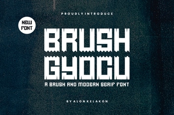 Brush Gyocu Brush Font