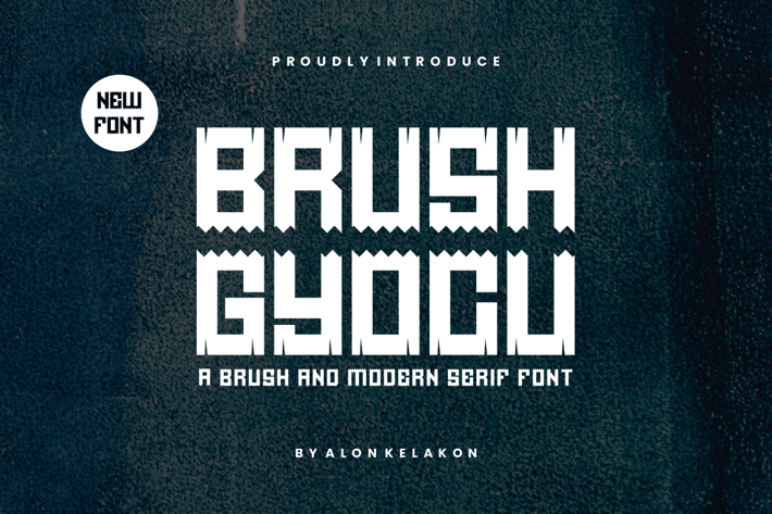 Brush Gyocu Brush Font