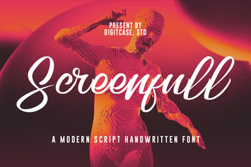 Screenful Modern Script Handwritten Font
