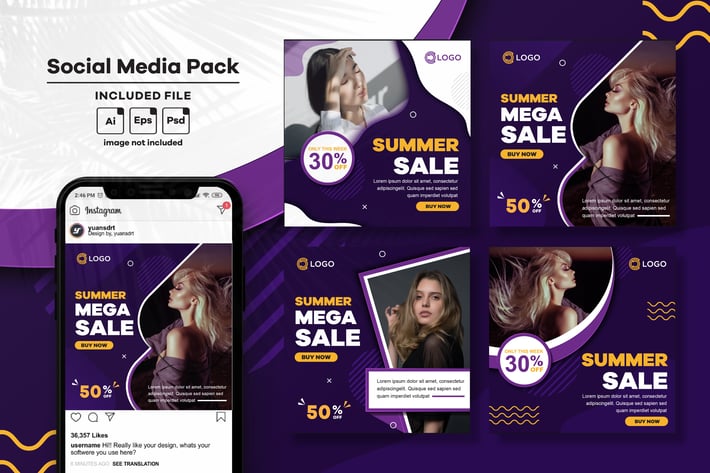Modern Social Media Post Template