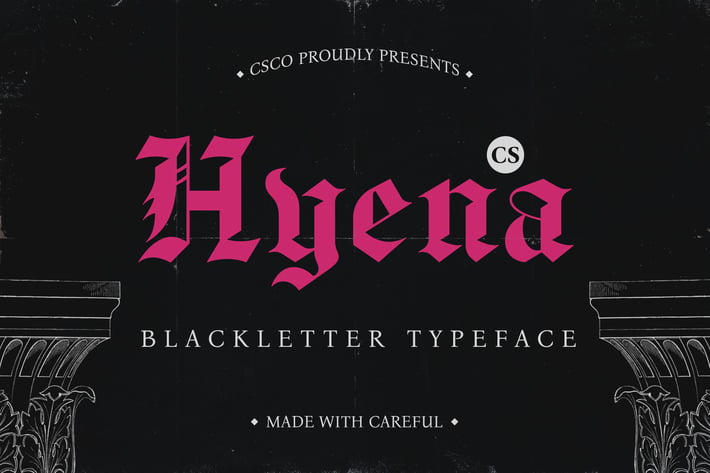 Hyena – Old English Font