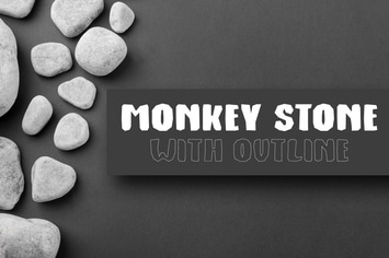 Monkey Stone - Display Font