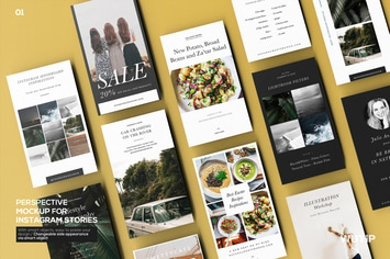 Perspective Mockup for Instagram Stories 01