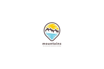 Mountains Spot Logo