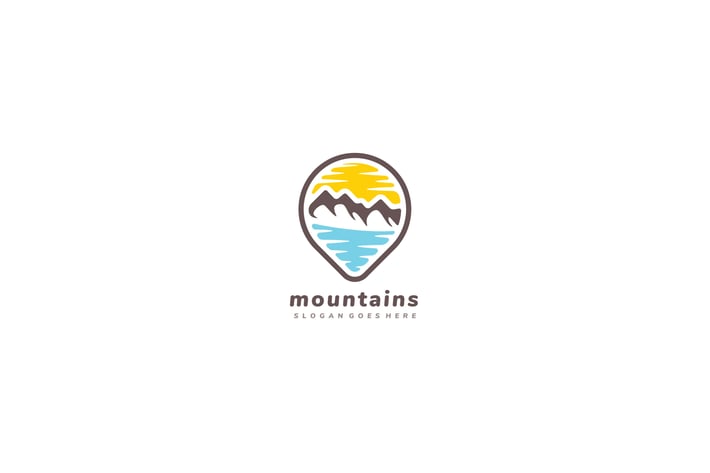 Mountains Spot Logo