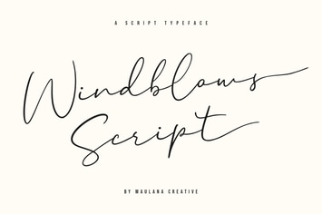 Windblows Script Typeface
