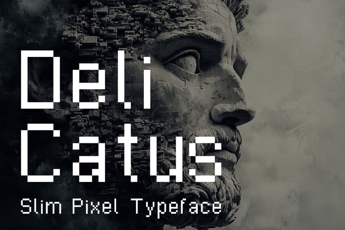 Delicatus - Slim Pixel Typeface