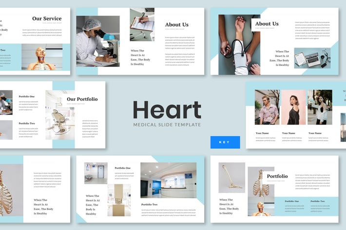 Heart - Medical Keynote Presentation Template