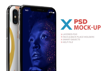 PhoneX PSD Mock-Up