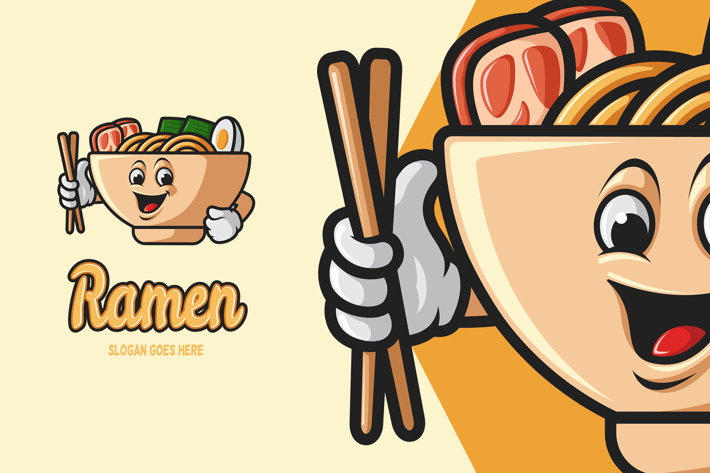 Ramen - Mascot Logo