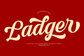Ladger - Casual Script Font