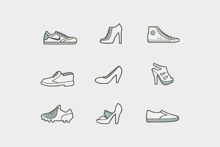 9 Shoe Icons and Graphics