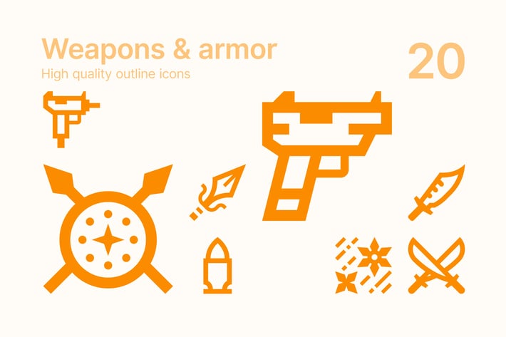 Weapons & Armor Icons
