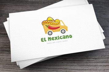 Texmex Truck Logo Template