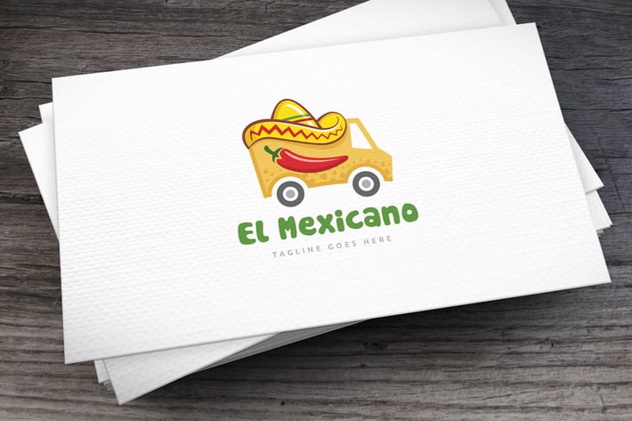 Texmex Truck Logo Template