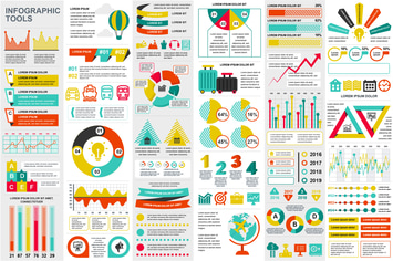 Set Infographic Elements Template