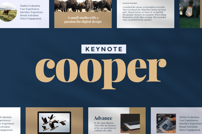 Cooper — Keynote Presentation Template