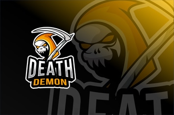 Death Demon Esport Logo Template