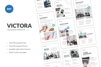 Victora - Business Consulting IG Kit Keynote
